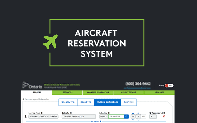 Aircraft Reservation Application